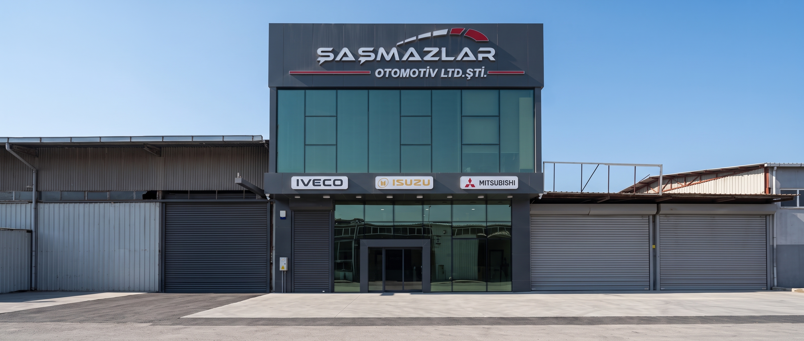 Şaşmazlar Otomotiv Tesis Binası Gündüz Görünümü
